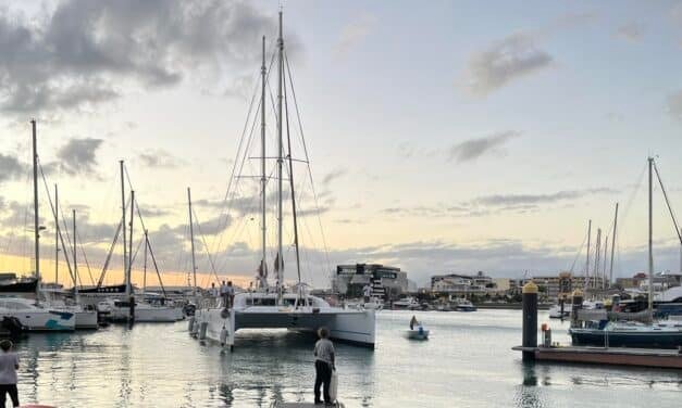 Le Nautilus 360 et son équipage débarquent à Nouméa